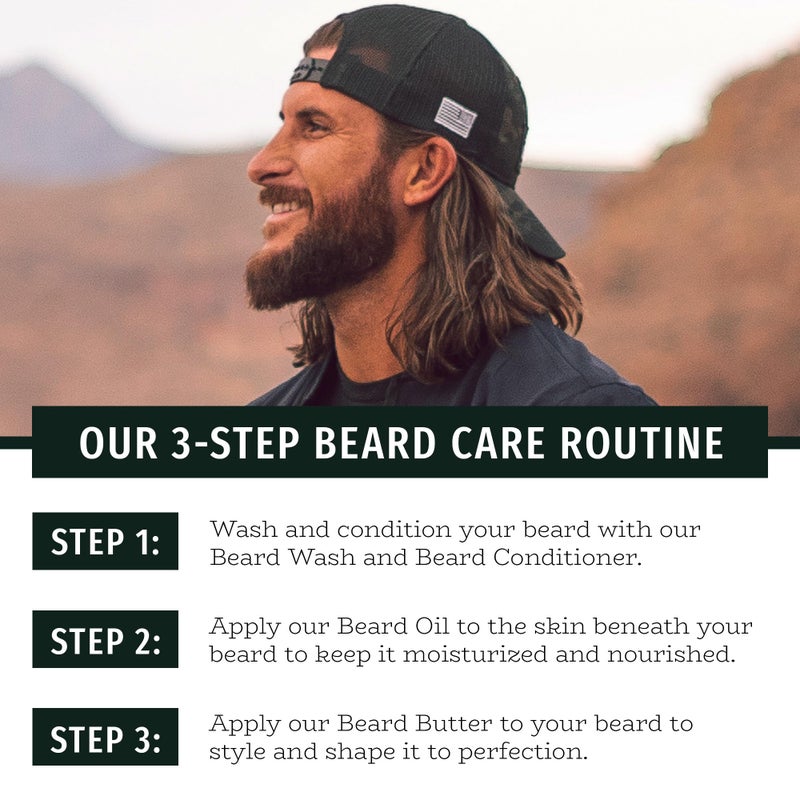 Live Bearded Beard Wash, 8 fl oz - Water-Based Face Cleanser with All-Natural Ingredients for a Gentle, Deep Clean - Made in the USA | Straight Up Unscented - Fragrance-Free - Image 5